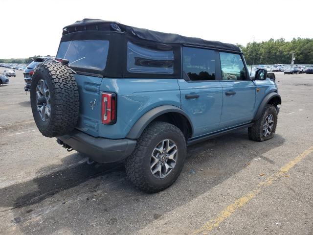 1FMEE5DH4MLA72985 - 2021 FORD BRONCO BASE BLUE photo 3