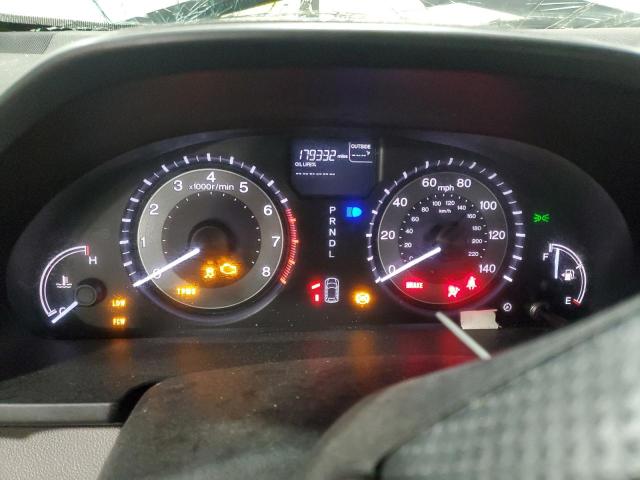 5FNRL5H62FB030292 - 2015 HONDA ODYSSEY EXL WHITE photo 9