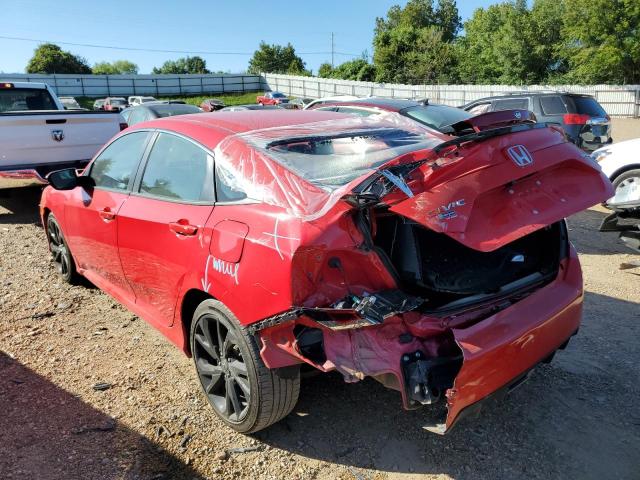 2HGFC2F84MH526600 - 2021 HONDA CIVIC SPORT 红色 照片 2