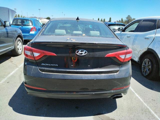 5NPE24AF2HH591215 - 2017 HYUNDAI SONATA SE BLACK photo 6