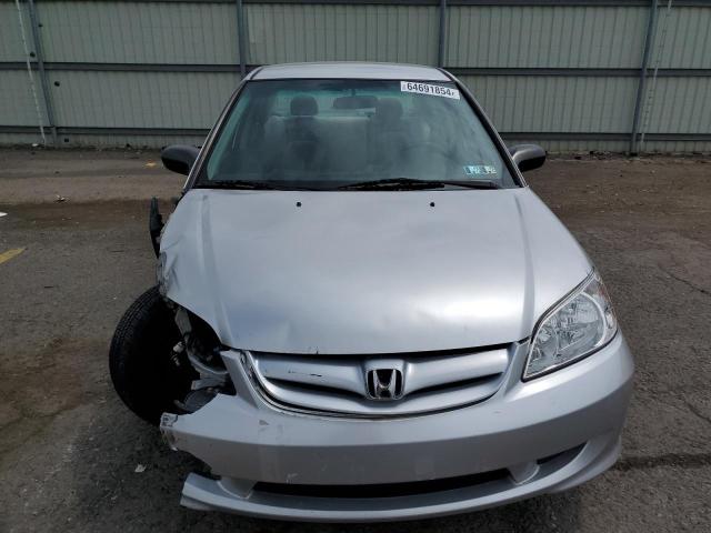 1HGES16365L028593 - 2005 HONDA CIVIC DX VP Gümüş foto 5