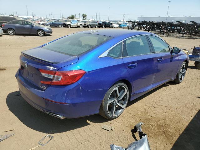 1HGCV2F32MA019257 - 2021 HONDA ACCORD SPORT BLUE photo 3