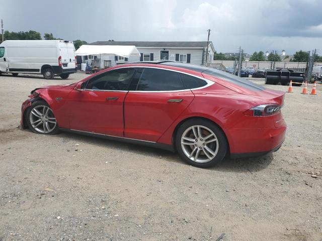 5YJSA1E2XGF129235 - 2016 TESLA MODEL S RED photo 2