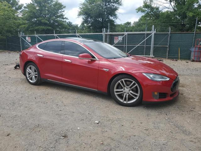 5YJSA1E2XGF129235 - 2016 TESLA MODEL S RED photo 4