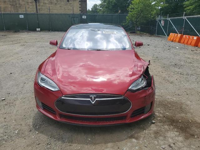 5YJSA1E2XGF129235 - 2016 TESLA MODEL S RED photo 5