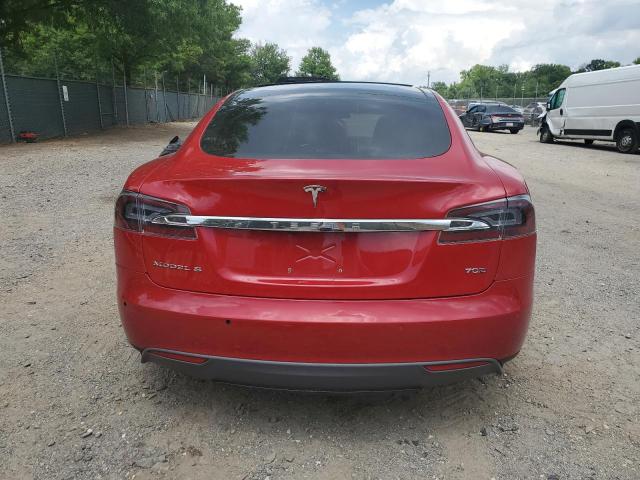 5YJSA1E2XGF129235 - 2016 TESLA MODEL S RED photo 6