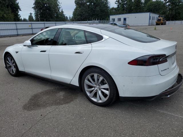 5YJSA1S19EFP61670 - 2014 TESLA MODEL S WHITE photo 2