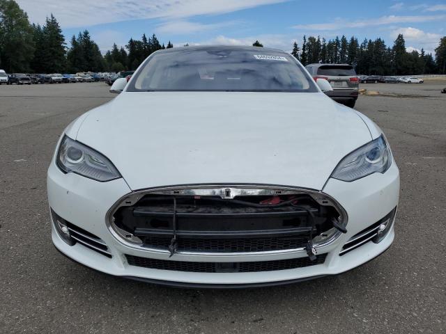 5YJSA1S19EFP61670 - 2014 TESLA MODEL S WHITE photo 5