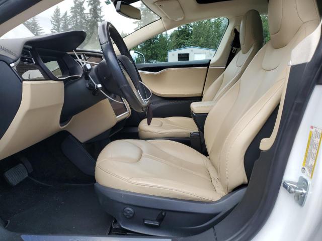 5YJSA1S19EFP61670 - 2014 TESLA MODEL S WHITE photo 7