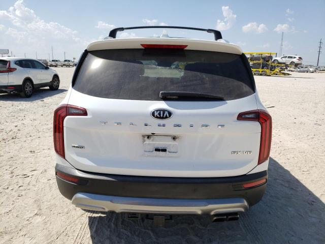 5XYP5DHC6LG024016 - 2020 KIA TELLURIDE SX WHITE photo 6