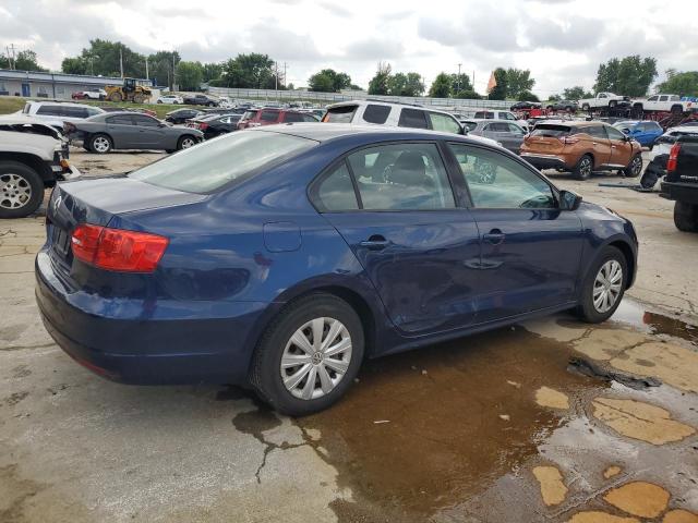 3VW2K7AJ9DM394262 - 2013 VOLKSWAGEN JETTA BASE 蓝色 照片 3