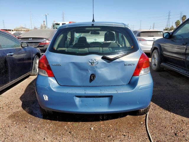 JTDJT4K30B5335517 - 2011 TOYOTA YARIS BLUE photo 6