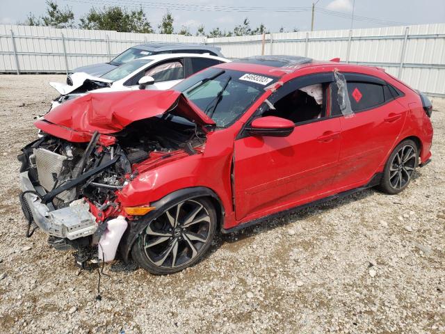 SHHFK7H46HU304787 - 2017 HONDA CIVIC SPORT 红色 照片 1