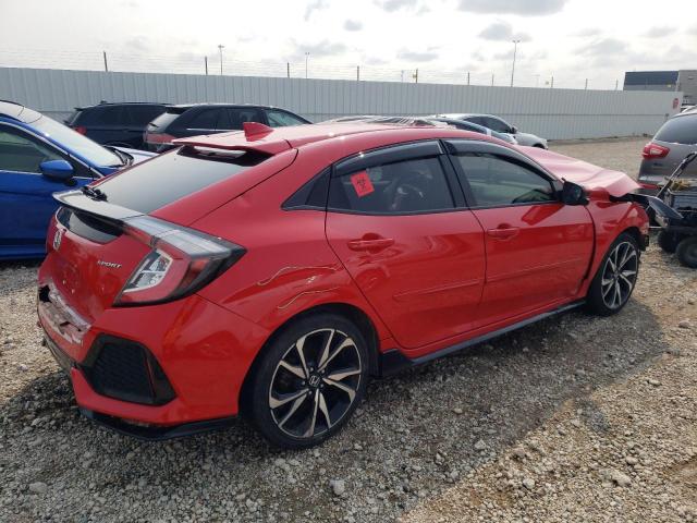 SHHFK7H46HU304787 - 2017 HONDA CIVIC SPORT 红色 照片 3