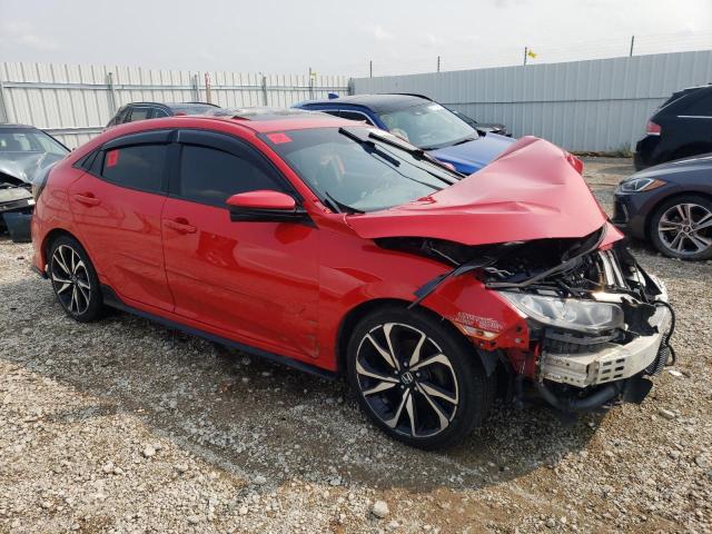 SHHFK7H46HU304787 - 2017 HONDA CIVIC SPORT 红色 照片 4