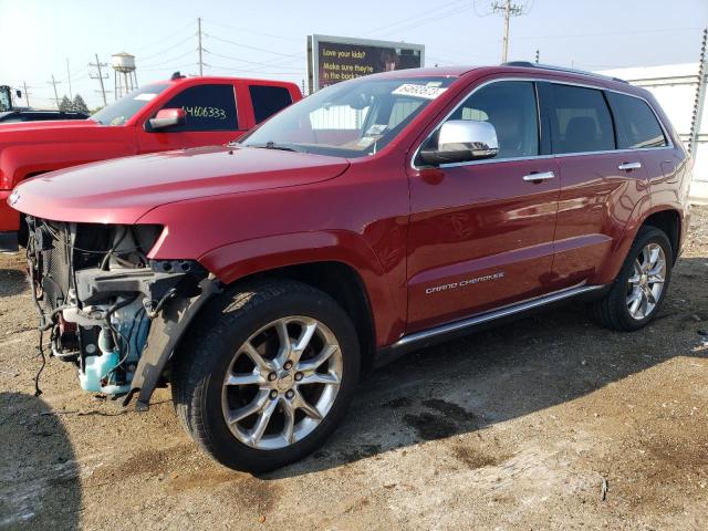 1C4RJFJG0FC863584 - 2015 JEEP GRAND CHER SUMMIT მუქწითელი ფოტო 1