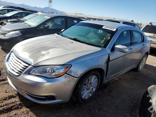 1C3CCBAB3CN292089 - 2012 CHRYSLER 200 LX SILVER photo 1