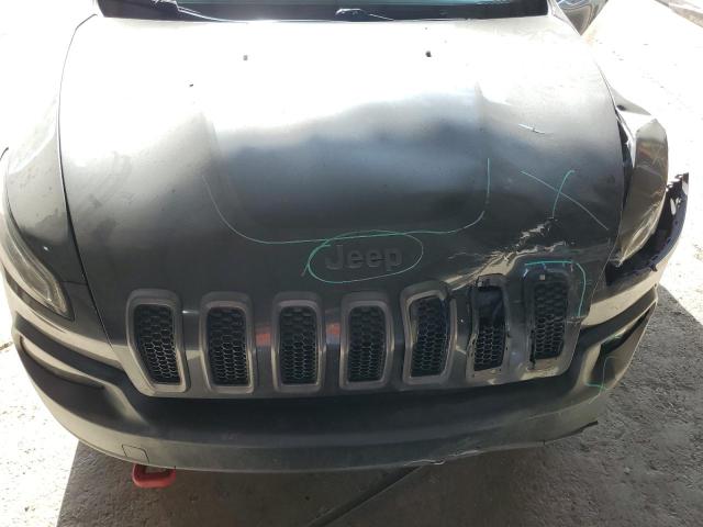 1C4PJMBS5HW544830 - 2017 JEEP CHEROKEE TRAILHAWK GRAY photo 12