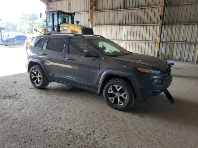 1C4PJMBS5HW544830 - 2017 JEEP CHEROKEE TRAILHAWK GRAY photo 4