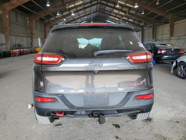 1C4PJMBS5HW544830 - 2017 JEEP CHEROKEE TRAILHAWK GRAY photo 6