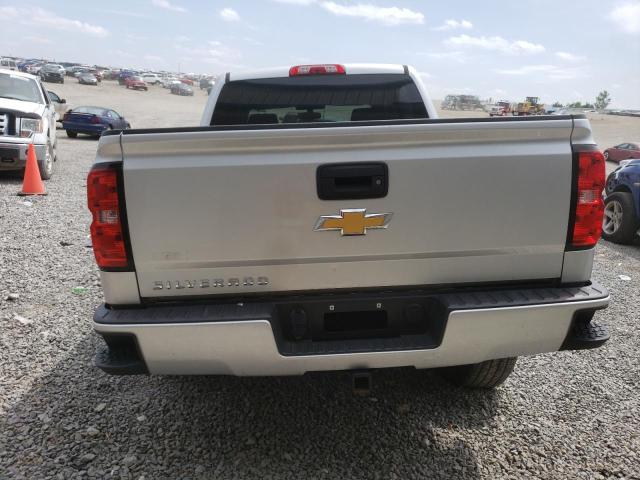 3GCPCPEC0JG363705 - 2018 CHEVROLET SILVERADO C1500 CUSTOM SILVER photo 6