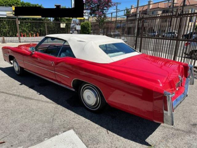 6L67S6Q144665 - 1976 CADILLAC EL DORADO RED photo 3