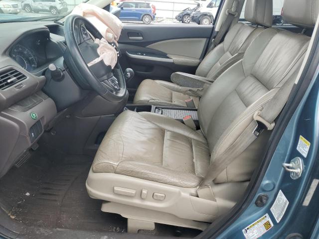 5J6RM4H70DL062436 - 2013 HONDA CR-V EXL BLUE photo 7