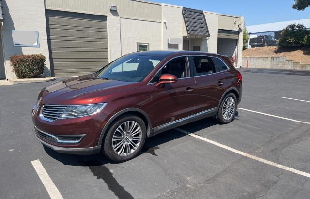 2LMTJ6LP5GBL35219 - 2016 LINCOLN MKX RESERVE BURGUNDY photo 2