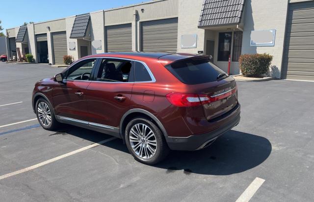 2LMTJ6LP5GBL35219 - 2016 LINCOLN MKX RESERVE BURGUNDY photo 3