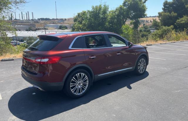 2LMTJ6LP5GBL35219 - 2016 LINCOLN MKX RESERVE BURGUNDY photo 4