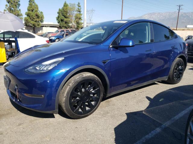 5YJYGAEE8MF151040 - 2021 TESLA MODEL Y أزرق صورة 1