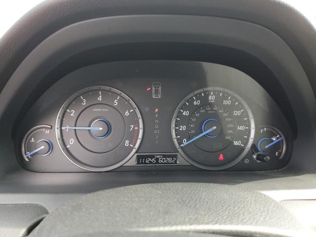 5J6TF2H59CL007288 - 2012 HONDA CROSSTOUR EXL თეთრი ფოტო 9