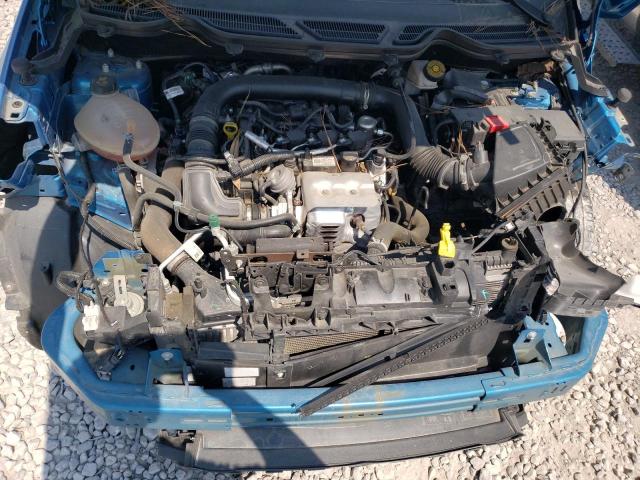 MAJ3P1TE0JC242170 - 2018 FORD ECOSPORT SE BLUE photo 11