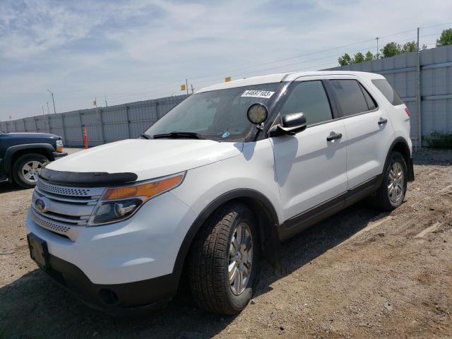 1FM5K8AR3DGC01847 - 2013 FORD EXPLORER POLICE INTERCEPTOR 白色 照片 1