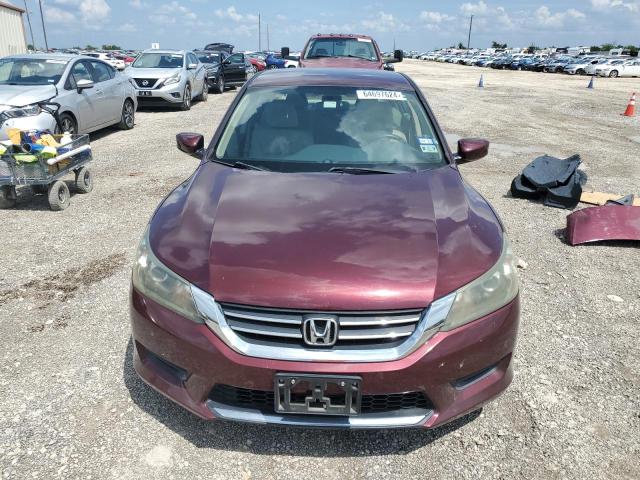 1HGCR2F33FA117673 - 2015 HONDA ACCORD LX BURGUNDY photo 5