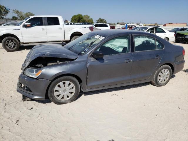 3VW2K7AJ5FM417376 - 2015 VOLKSWAGEN JETTA BASE 灰色 照片 1