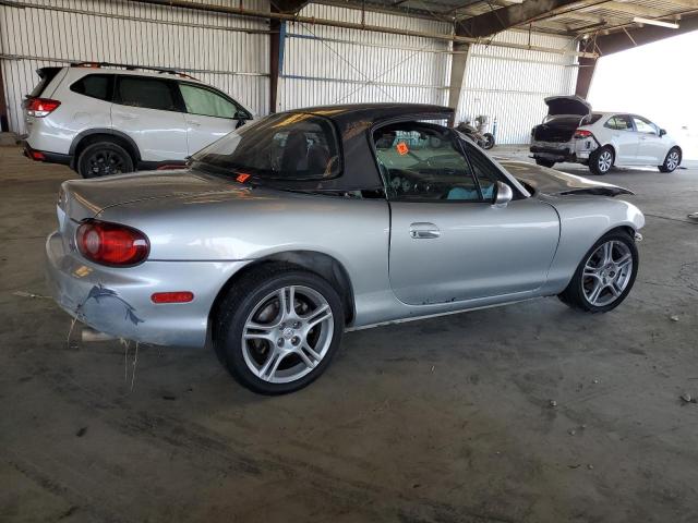 JM1NB353340406624 - 2004 MAZDA MX-5 MIATA BASE SILVER photo 3