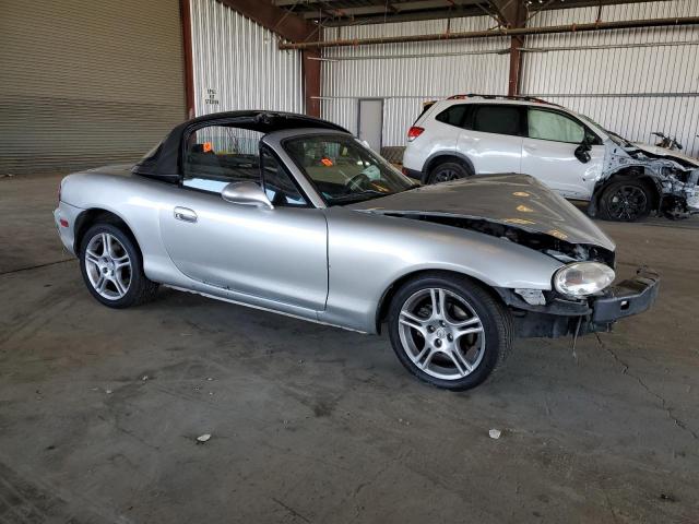 JM1NB353340406624 - 2004 MAZDA MX-5 MIATA BASE SILVER photo 4