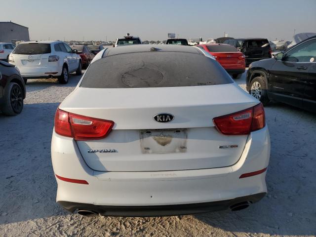 5XXGN4A74EG279221 - 2014 KIA OPTIMA EX WHITE photo 6