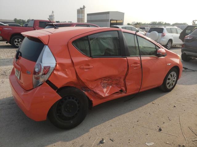 JTDKDTB37D1032692 - 2013 TOYOTA PRIUS C ORANGE photo 3