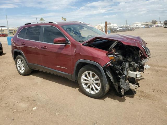 1C4PJLCB3KD490455 - 2019 JEEP CHEROKEE LATITUDE MAROON photo 4