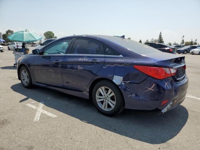 5NPEB4AC8EH886997 - 2014 HYUNDAI SONATA GLS BLUE photo 2