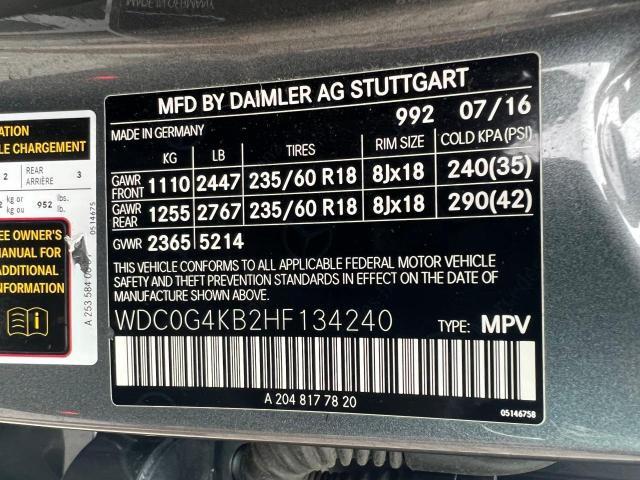 WDC0G4KB2HF134240 - 2017 MERCEDES-BENZ GLC 300 4MATIC GRAY photo 10