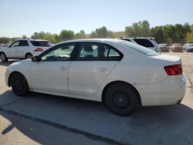 3VW2K7AJ2DM266249 - 2013 VOLKSWAGEN JETTA BASE WHITE photo 2