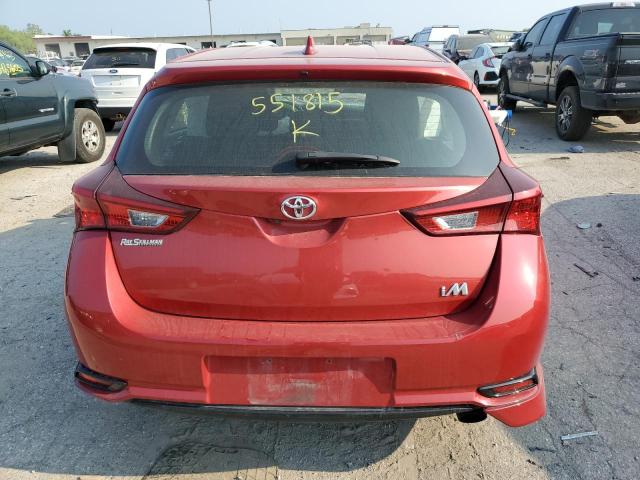 JTNKARJE6HJ551815 - 2017 TOYOTA COROLLA IM RED photo 6