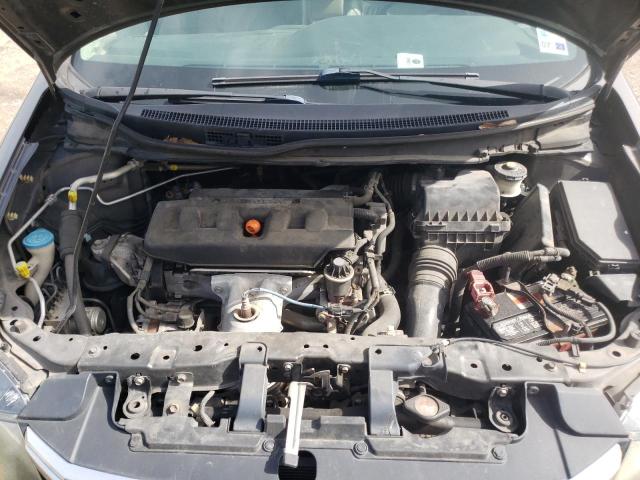 2HGFB2F94CH516739 - 2012 HONDA CIVIC EXL ნაცრისფერი ფოტო 11