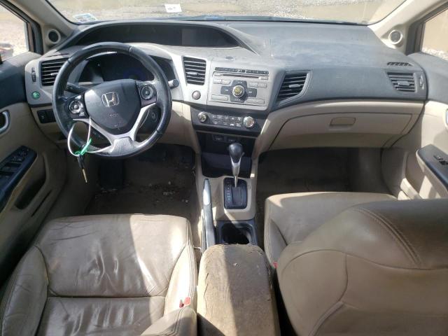 2HGFB2F94CH516739 - 2012 HONDA CIVIC EXL ნაცრისფერი ფოტო 8