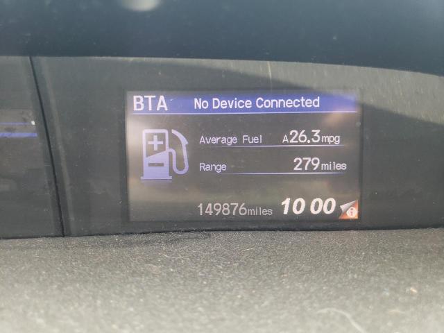 2HGFB2F94CH516739 - 2012 HONDA CIVIC EXL ნაცრისფერი ფოტო 9