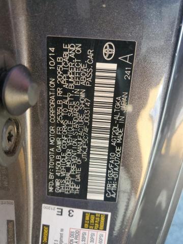 JTKJF5C74FJ003147 - 2015 TOYOTA SCION TC 灰色 照片 12