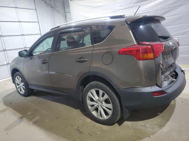 2T3DFREV2DW093663 - 2013 TOYOTA RAV4 LIMITED GREEN photo 2